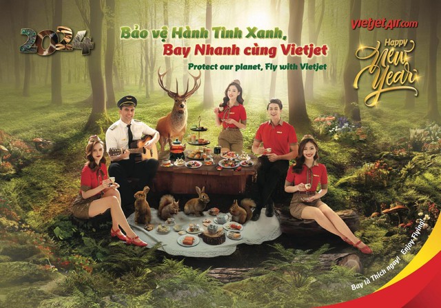 Bộ lịch 2024 của Vietjet: Khi công nghệ AI thổi hồn vào thiên nhiên, tái hiện cảnh sắc đẹp như mơ - Ảnh 1.