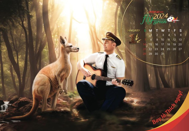 Bộ lịch 2024 của Vietjet: Khi công nghệ AI thổi hồn vào thiên nhiên, tái hiện cảnh sắc đẹp như mơ - Ảnh 2.