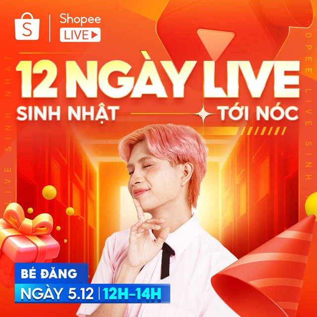 12 Ngày Live Sinh Nhật: Bé Đăng TikTok háo hức canh me voucher săn Dyson giảm 90% - Ảnh 1.