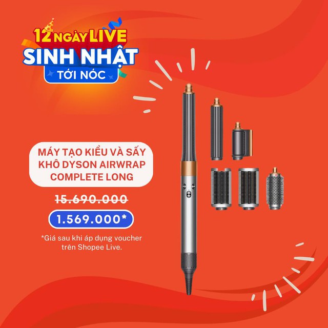 12 Ngày Live Sinh Nhật: Bé Đăng TikTok háo hức canh me voucher săn Dyson giảm 90% - Ảnh 2.