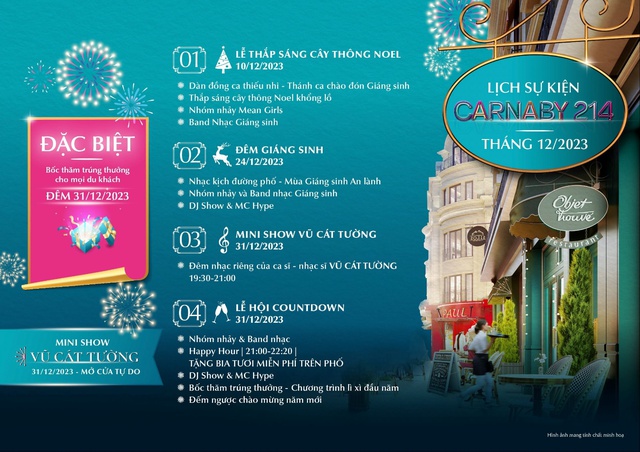 Tháng 12 sôi động tại Carnaby 214 Nguyễn Xiển - Ảnh 4.