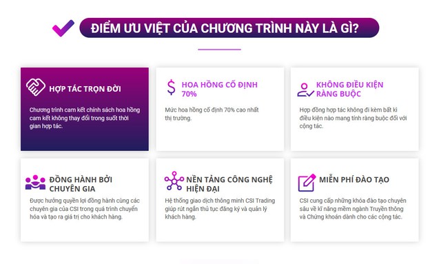 CSI ra mắt chương trình Hoa hồng trọn đời 70% - Ảnh 2.