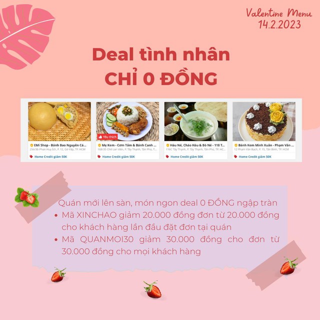 Tận hưởng đ&ecirc;m Valentine ri&ecirc;ng tư tại nh&agrave; với thực đơn m&oacute;n ngon thịnh soạn từ ShopeeFood - Ảnh 2.