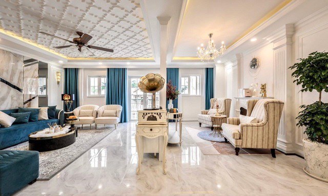 H&eacute; lộ nội thất đậm chất Ch&acirc;u &Acirc;u sang trọng trong biệt thự của Hoa hậu Nguyễn Cao Kim Anh - Ảnh 4.