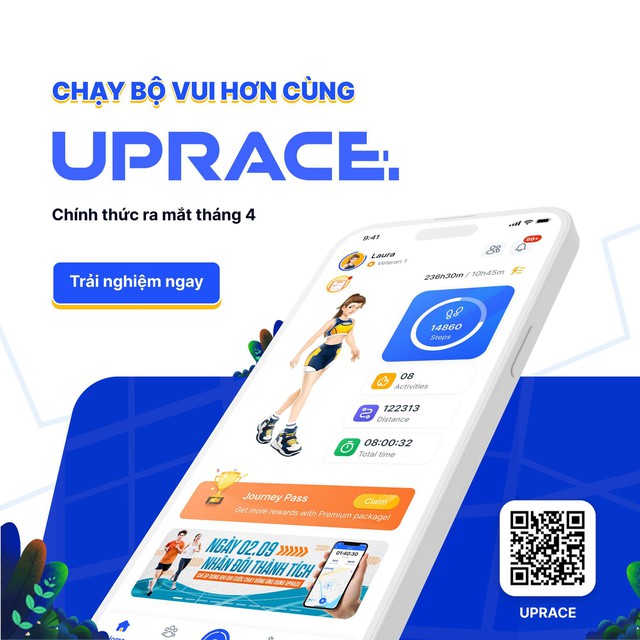 Giải m&atilde; l&yacute; do ứng dụng chạy bộ thuần Việt UPRACE được l&ograve;ng cộng đồng runner trong nước - Ảnh 1.