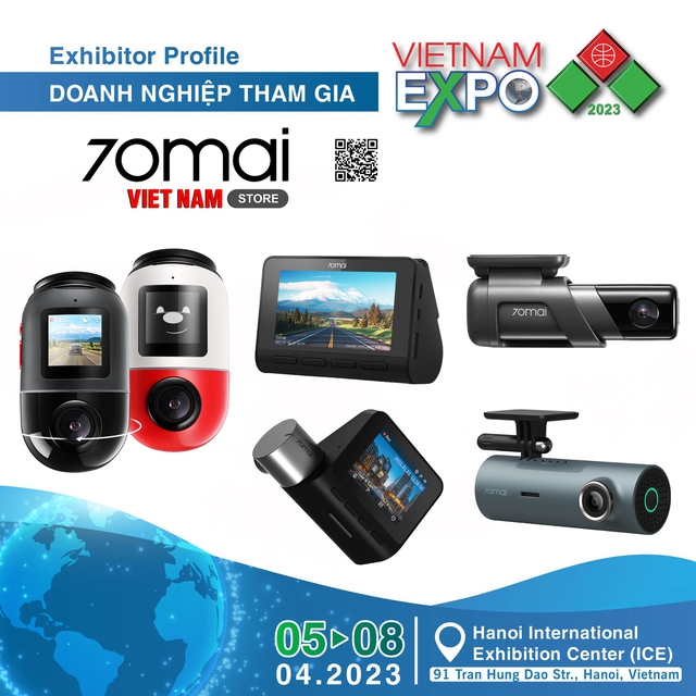 Ấn tượng 70mai Việt Nam tại VIETNAM EXPO 2023 với những sản phẩm ứng dụng AI - Ảnh 3. Ấn tượng 70mai Việt Nam tại VIETNAM EXPO 2023 với những sản phẩm ứng dụng AI - Ảnh 3.
