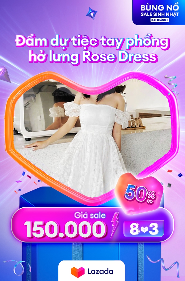 8/3 LazLook chiều c&aacute;c n&agrave;ng sale ngập tr&agrave;n đồ thời trang, phụ kiện xịn mịn - Ảnh 1.