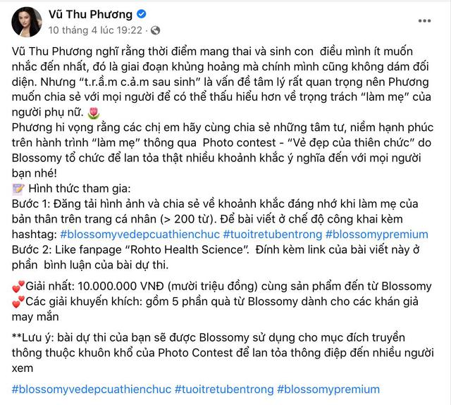 Vũ Thu Phương nghẹn ng&agrave;o kể về qu&aacute; khứ kh&oacute; khăn v&agrave; giai đoạn trầm cảm sau sinh - Ảnh 4.