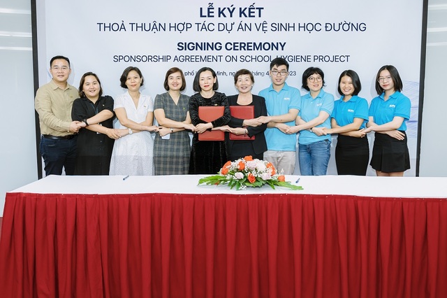 FPT Long Châu đồng hành cùng Quỹ Hy vọng triển khai dự án “Vệ sinh học đường” - Ảnh 2.