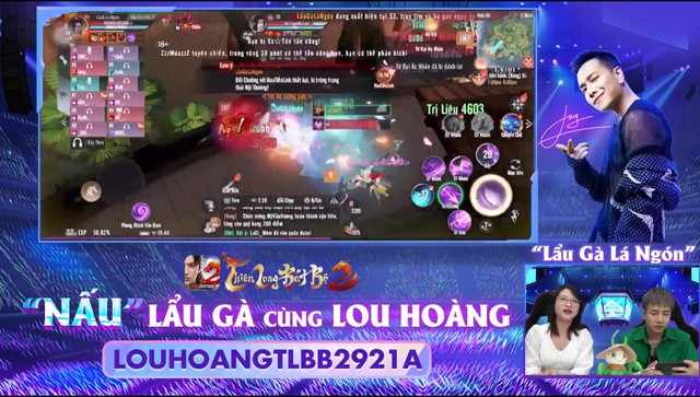 Lou Ho&agrave;ng giao lưu c&ugrave;ng Thi&ecirc;n Long B&aacute;t Bộ 2 VNG: &ldquo;Chơi game l&agrave; nguồn cảm hứng để viết nhạc&rdquo; - Ảnh 5.