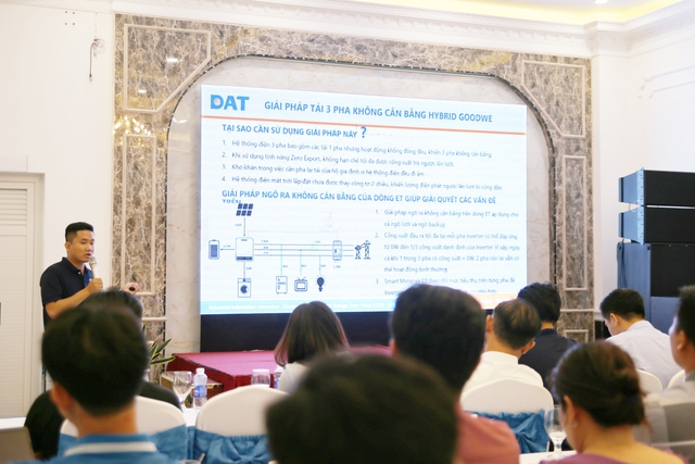 DAT Group giới thiệu giải pháp 3 pha không cân bằng tại hội thảo Hybrid - Ảnh 2.