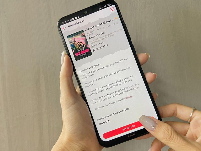 CGV ra mắt tính năng mới cho phép người dùng hoàn vé - Ảnh 1.