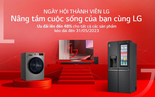 LG tung cơn lốc ưu đ&atilde;i th&agrave;nh vi&ecirc;n l&ecirc;n đến 48% tưới m&aacute;t m&ugrave;a h&egrave; n&oacute;ng kỷ lục - Ảnh 1.