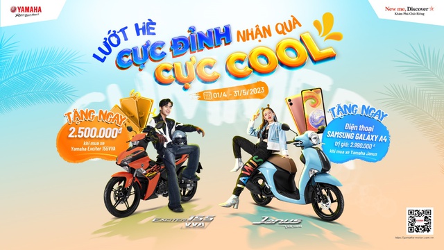 Mua xe cực &ldquo;Hot - Ưu đ&atilde;i cực &ldquo;Cool c&ugrave;ng Yamaha - Ảnh 1.