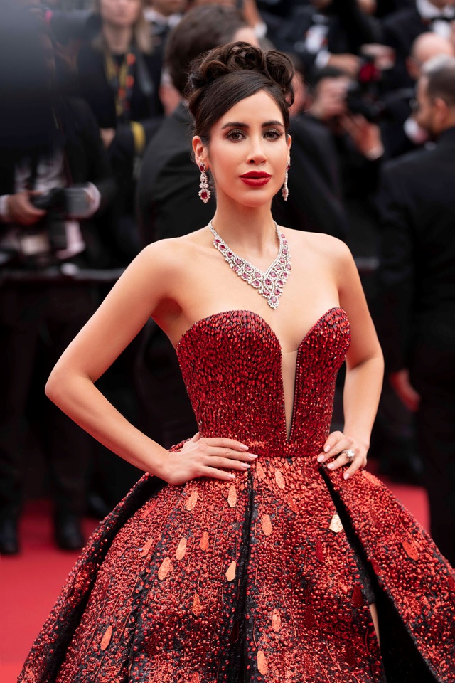 Đầm dạ hội Tracy Studio tỏa sáng trên thảm đỏ Liên hoan phim Cannes 2023 - Ảnh 4.