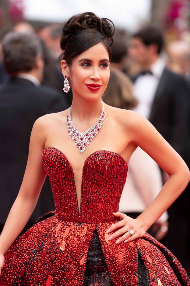 Đầm dạ hội Tracy Studio tỏa sáng trên thảm đỏ Liên hoan phim Cannes 2023 - Ảnh 5.