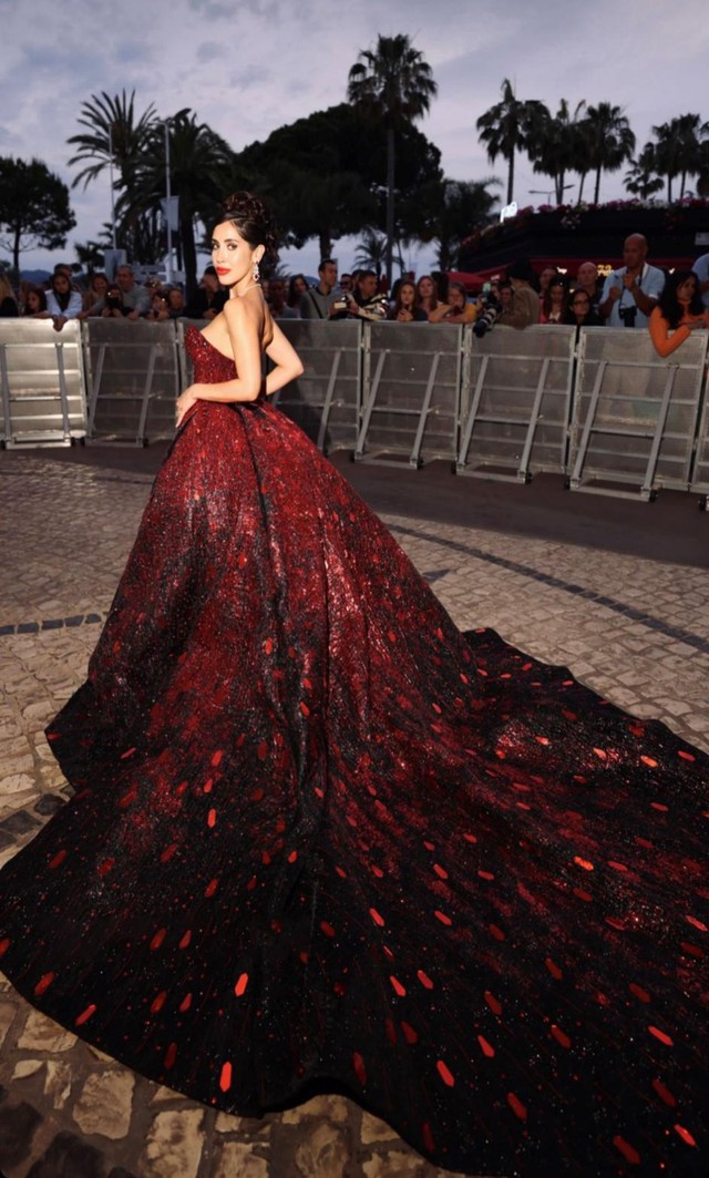 Đầm dạ hội Tracy Studio tỏa sáng trên thảm đỏ Liên hoan phim Cannes 2023 - Ảnh 7.