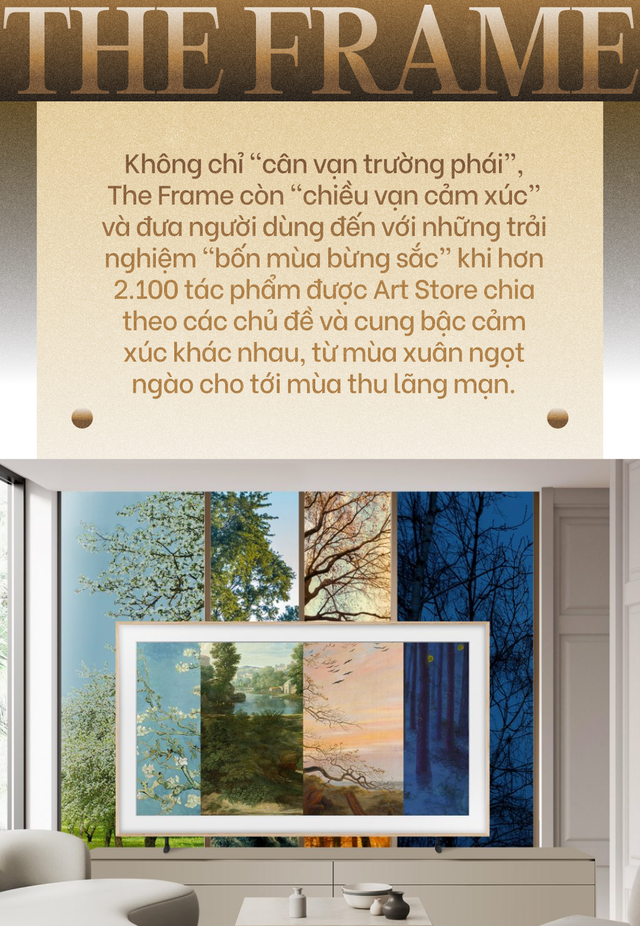 C&aacute;ch h&ocirc; biến gian ph&ograve;ng kh&aacute;ch trở th&agrave;nh thư viện ngh&igrave;n tranh - Ảnh 7.