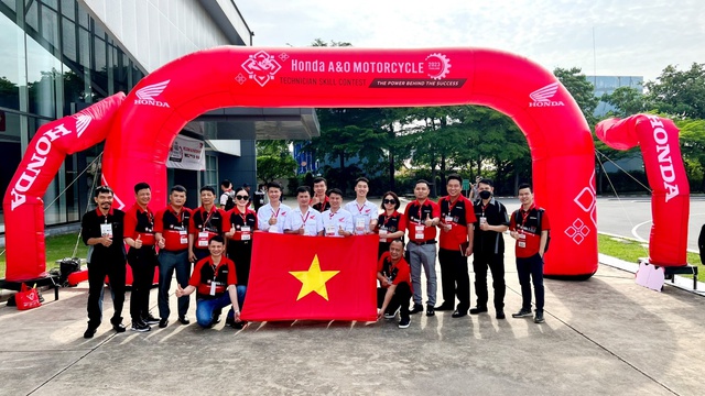 Hội thi Kỹ thuật viên xuất sắc Châu Á - Châu Đại Dương 2023, Honda Việt Nam đạt 3 giải cá nhân, 1 giải Nhất đồng đội - Ảnh 1.