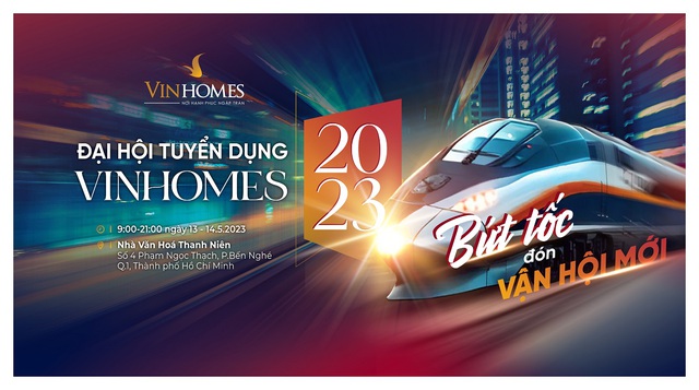 Đại hội tuyển dụng Vinhomes 2023: Hàng chục nghìn cơ hội việc làm trong lĩnh vực BĐS - Ảnh 1.