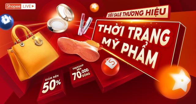 Loạt thương hiệu thời trang tung deal hè cực hot trên livestream, độc quyền trên Shopee Live từ 12H trưa nay - Ảnh 1.