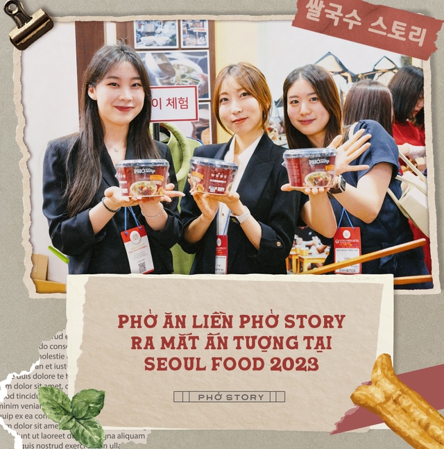 Phở Story: Phở ăn liền chinh phục tiêu chuẩn Hàn tại Seoul Food 2023 - Ảnh 2.
