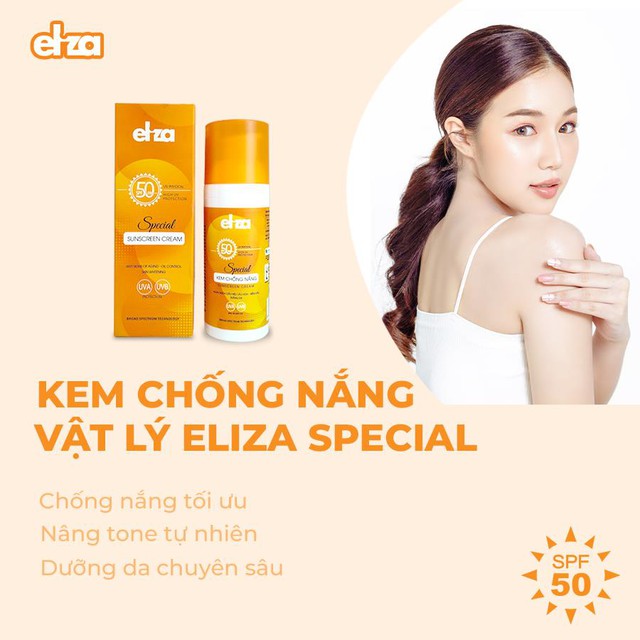 Kem chống nắng vật l&yacute; Eliza Special - Bảo vệ v&agrave; chăm s&oacute;c l&agrave;n da một c&aacute;ch an to&agrave;n - Ảnh 1.
