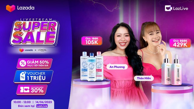 Chưa từng c&oacute;: Livestream Super Sale tung loạt mỹ phẩm h&agrave;ng hiệu gi&aacute; chỉ 1 đồng - Ảnh 4.