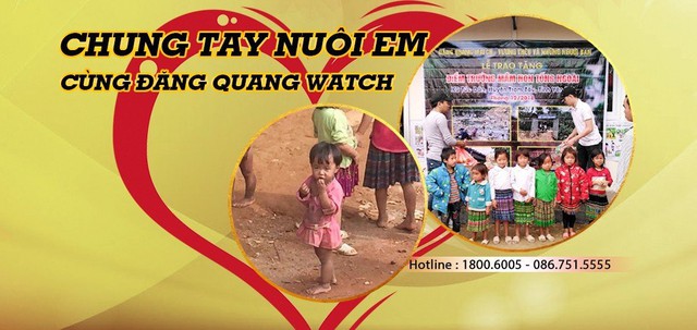 Đăng Quang Watch đồng h&agrave;nh c&ugrave;ng dự &aacute;n Nu&ocirc;i Em - mang h&agrave;ng ng&agrave;n bữa ăn cho trẻ em v&ugrave;ng cao - Ảnh 1.
