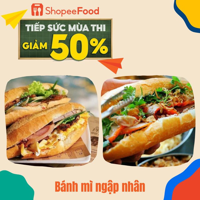 Đồng h&agrave;nh c&ugrave;ng sĩ tử 2K5 chinh phục c&aacute;nh cửa đại học, ShopeeFood chơi lớn giảm ngay nửa gi&aacute; - Ảnh 2.