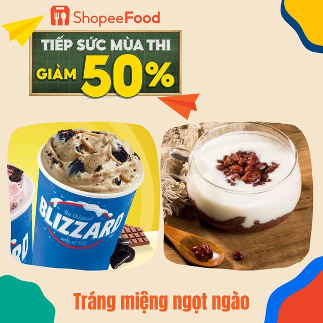 Đồng h&agrave;nh c&ugrave;ng sĩ tử 2K5 chinh phục c&aacute;nh cửa đại học, ShopeeFood chơi lớn giảm ngay nửa gi&aacute; - Ảnh 4.