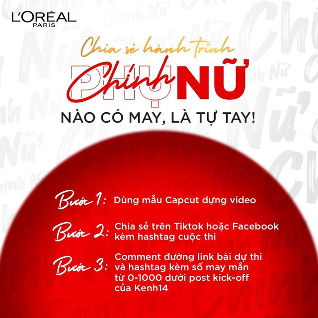 L’Oréal Paris khởi động cuộc thi dành riêng cho Chính Nữ: Đã đến lúc cổ vũ phụ nữ tự tay viết nên câu chuyện thành công của riêng mình - Ảnh 1.