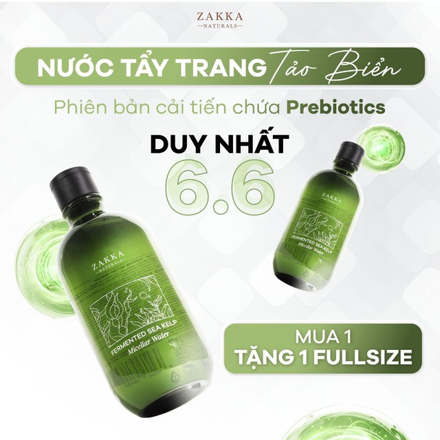 Mua 1 tặng 6 - Giá hời quà khủng, Zakka Naturals tất tay sale hè 6/6 - Ảnh 1.