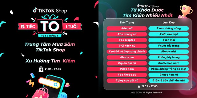 Chương trình Tiệc To 1 Tuổi của TikTok Shop tri ân cộng đồng mua sắm tại Việt Nam với loạt ưu đãi độc quyền - Ảnh 3.