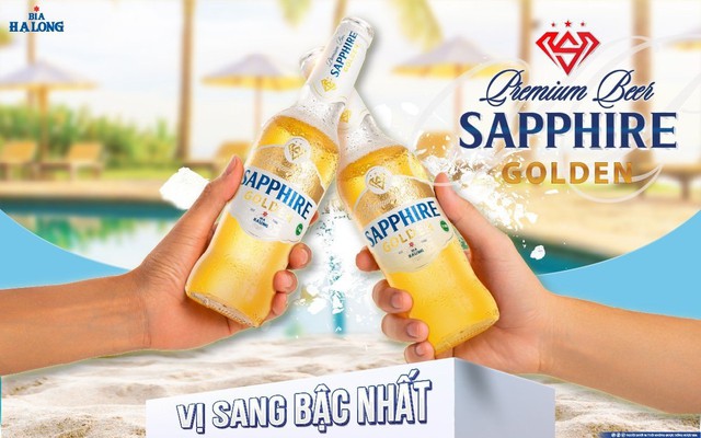 Bia Hạ Long ra mắt sản phẩm Bia low-carb Sapphire Golden thương hiệu Việt - Ảnh 3.