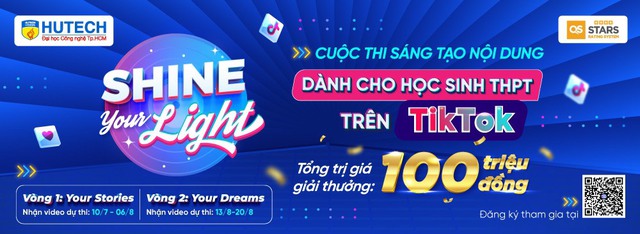 Cơ hội “rinh” giải thưởng “khủng” dành cho học sinh THPT khi tham gia cuộc thi sáng tạo nội dung TikTok do HUTECH phát động - Ảnh 1.