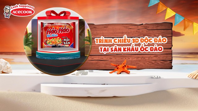 Hảo Hảo tung “chiêu” với Đại tiệc Mì Xào và gói mì 3D khổng lồ - Ảnh 1.