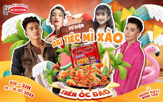Hảo Hảo tung “chiêu” với Đại tiệc Mì Xào và gói mì 3D khổng lồ - Ảnh 2.