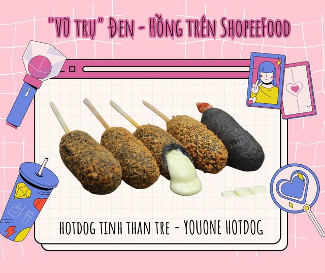 Đ&oacute;n đầu thử th&aacute;ch ăn to&agrave;n m&oacute;n Đen - Hồng của ShopeeFood trước thềm concert ở Mỹ Đ&igrave;nh - Ảnh 3.