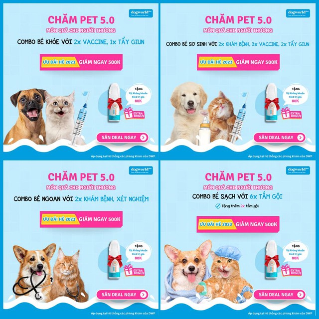 Chăm sóc thú cưng, mua 1 lần tiết kiệm nhiều lần, mua 1 nơi sử dụng nhiều nơi - Ảnh 4.