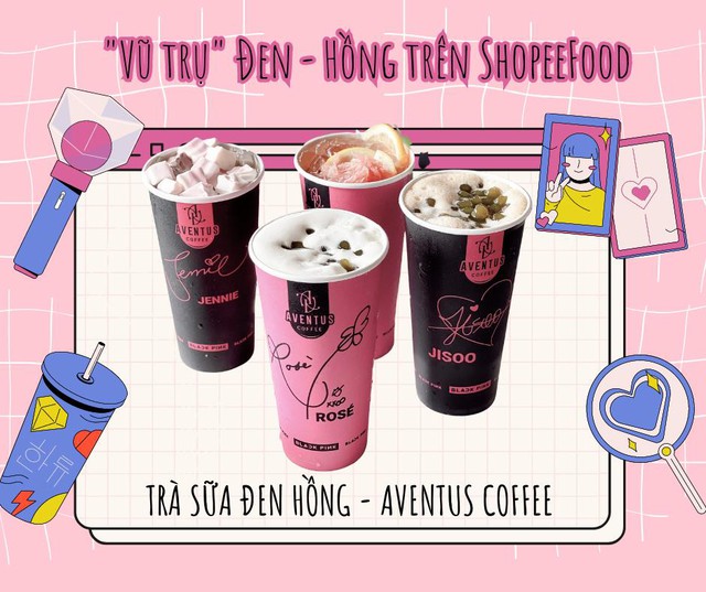 Đ&oacute;n đầu thử th&aacute;ch ăn to&agrave;n m&oacute;n Đen - Hồng của ShopeeFood trước thềm concert ở Mỹ Đ&igrave;nh - Ảnh 4.