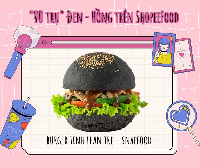 Đ&oacute;n đầu thử th&aacute;ch ăn to&agrave;n m&oacute;n Đen - Hồng của ShopeeFood trước thềm concert ở Mỹ Đ&igrave;nh - Ảnh 5.
