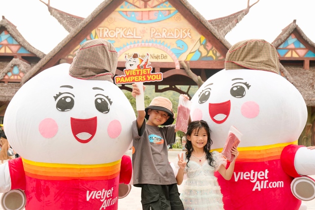 Tưng bừng lễ hội m&ugrave;a h&egrave; c&ugrave;ng Vietjet v&agrave; m&aacute;y bay Amy khắp bốn phương - Ảnh 6.