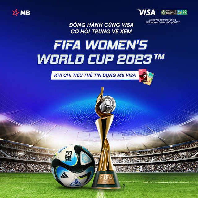 MB ch&iacute;nh thức l&agrave; Đơn vị đồng h&agrave;nh ph&aacute;t s&oacute;ng FIFA World Cup nữ 2023 - Ảnh 1.