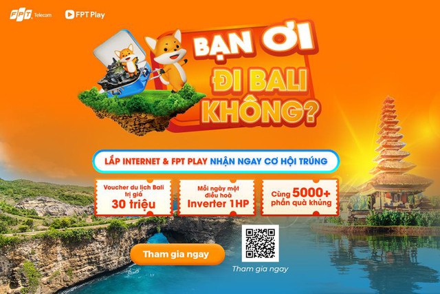 Tận hưởng mùa hè tại đảo thiên đường Bali dành cho các khách hàng của FPT Telecom - Ảnh 1.