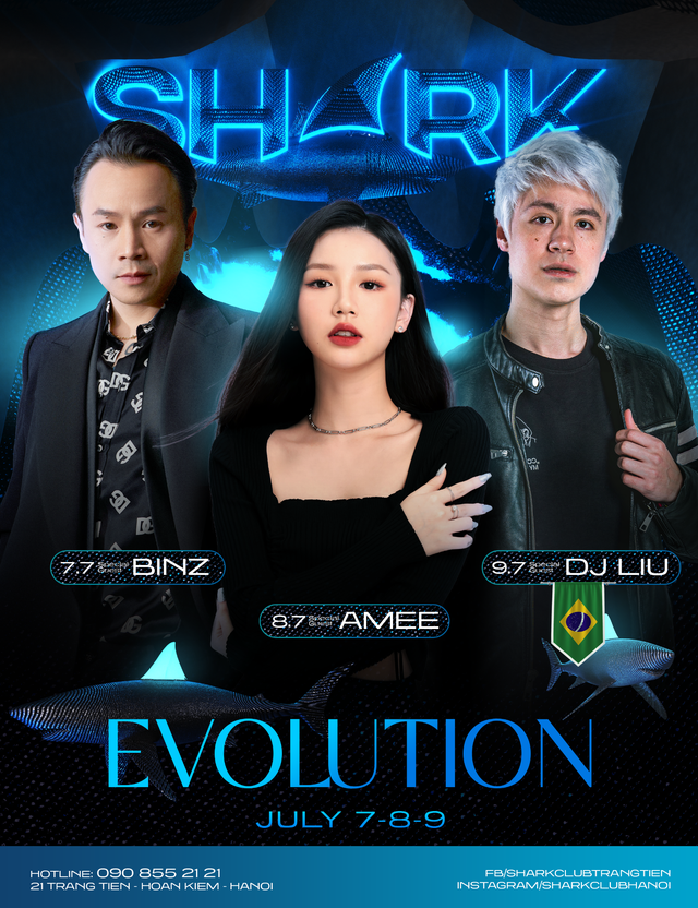 Binz, Amee, Andree, DJ Liu đổ bộ tuần lễ khai trương Shark Club phiên bản mới - Ảnh 4.