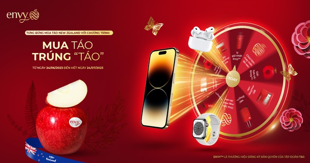 Envy Apples Vietnam chào đón mùa táo với chuỗi roadshow ba miền ngập sắc đỏ - Ảnh 2.