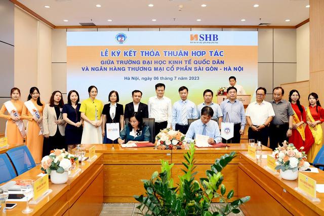 SHB tăng cường hợp t&aacute;c với Đại học Kinh tế Quốc D&acirc;n - Ảnh 3.