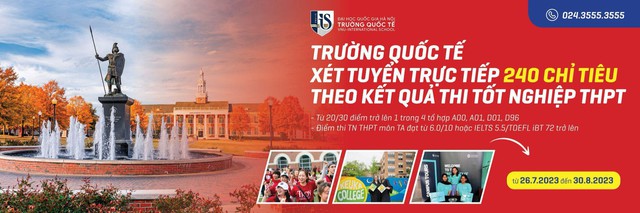 Trường Quốc tế - ĐHQGHN x&eacute;t tuyển 240 chỉ ti&ecirc;u v&agrave;o chương tr&igrave;nh đ&agrave;o tạo cử nh&acirc;n do trường đối t&aacute;c nước ngo&agrave;i cấp bằng - Ảnh 1.