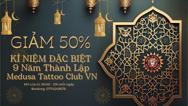 Medusa Tattoo Club kỷ niệm 9 năm thành lập - Tung siêu khuyến mãi giảm giá lên đến tận 50% - Ảnh 5.
